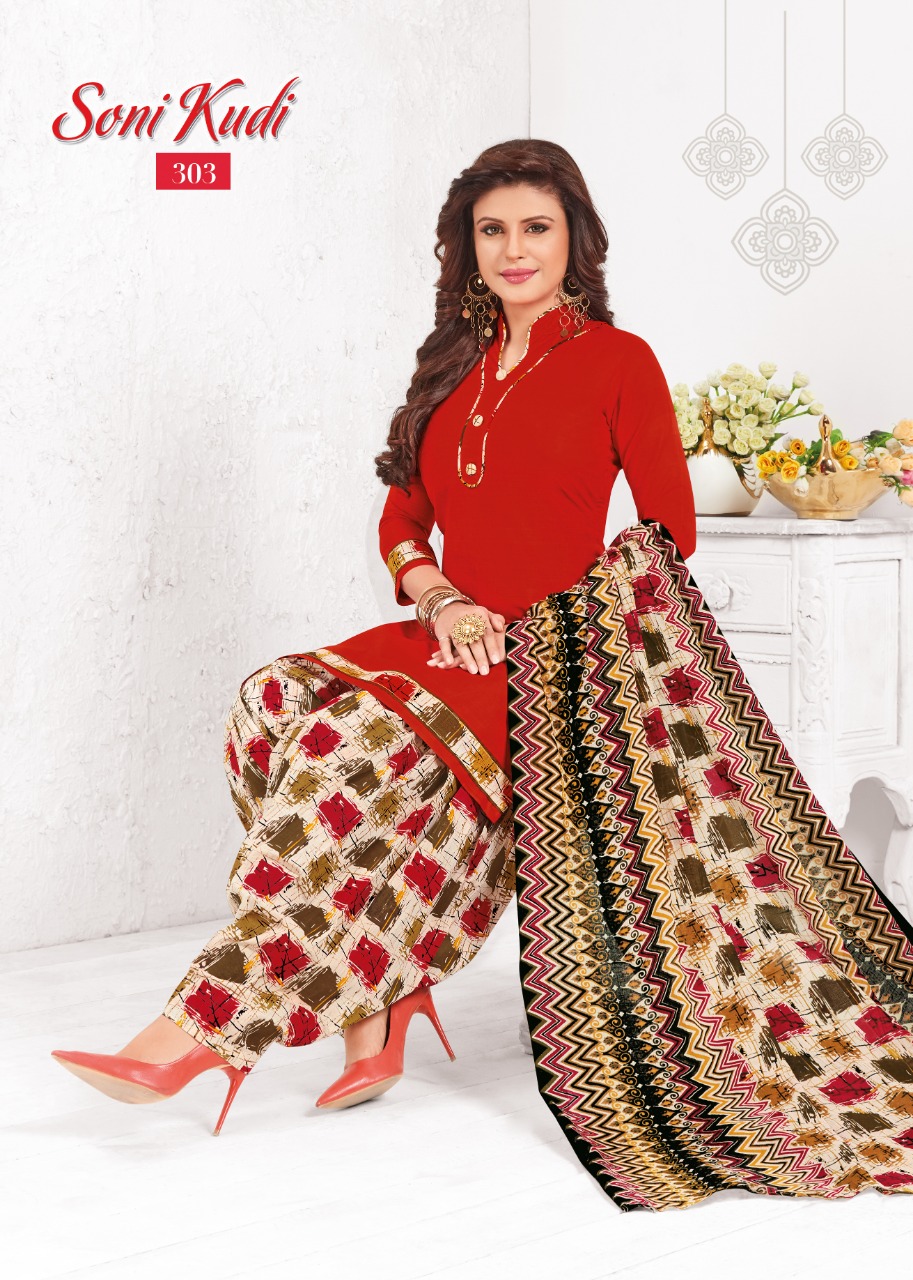 Soni Kudi Vol-3 By Navkar Fab Tex 301 To 312 Series Indian Traditional Wear Collection Beautiful Stylish Fancy Colorful Party Wear & Occasional Wear Cotton Printed Dress At Wholesale Price