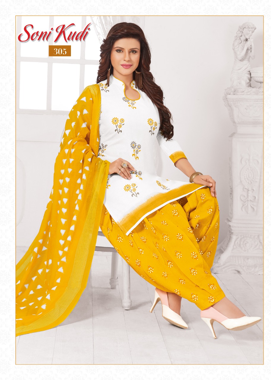 Soni Kudi Vol-3 By Navkar Fab Tex 301 To 312 Series Indian Traditional Wear Collection Beautiful Stylish Fancy Colorful Party Wear & Occasional Wear Cotton Printed Dress At Wholesale Price