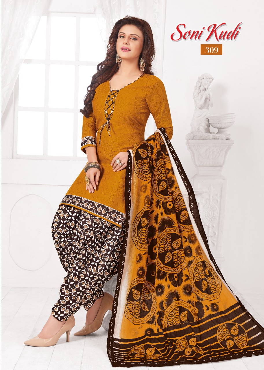 Soni Kudi Vol-3 By Navkar Fab Tex 301 To 312 Series Indian Traditional Wear Collection Beautiful Stylish Fancy Colorful Party Wear & Occasional Wear Cotton Printed Dress At Wholesale Price