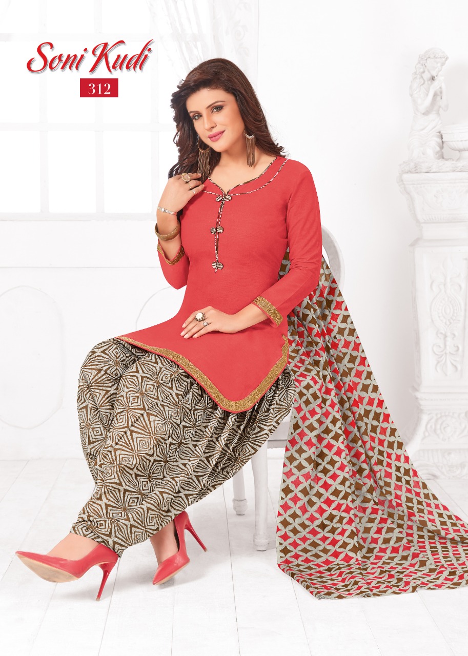 Soni Kudi Vol-3 By Navkar Fab Tex 301 To 312 Series Indian Traditional Wear Collection Beautiful Stylish Fancy Colorful Party Wear & Occasional Wear Cotton Printed Dress At Wholesale Price