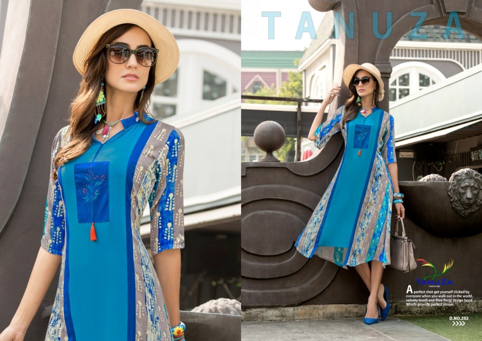 Sonika By Tanuza Fashion 287 To 297 Series Beautiful Stylish Fancy Colorful Casual Wear & Ethnic Wear & Ready To Wear Rayon Kurtis At Wholesale Price