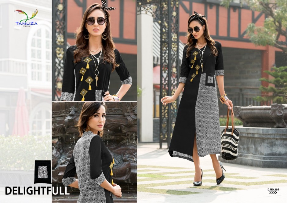 Sonika By Tanuza Fashion 287 To 297 Series Beautiful Stylish Fancy Colorful Casual Wear & Ethnic Wear & Ready To Wear Rayon Kurtis At Wholesale Price