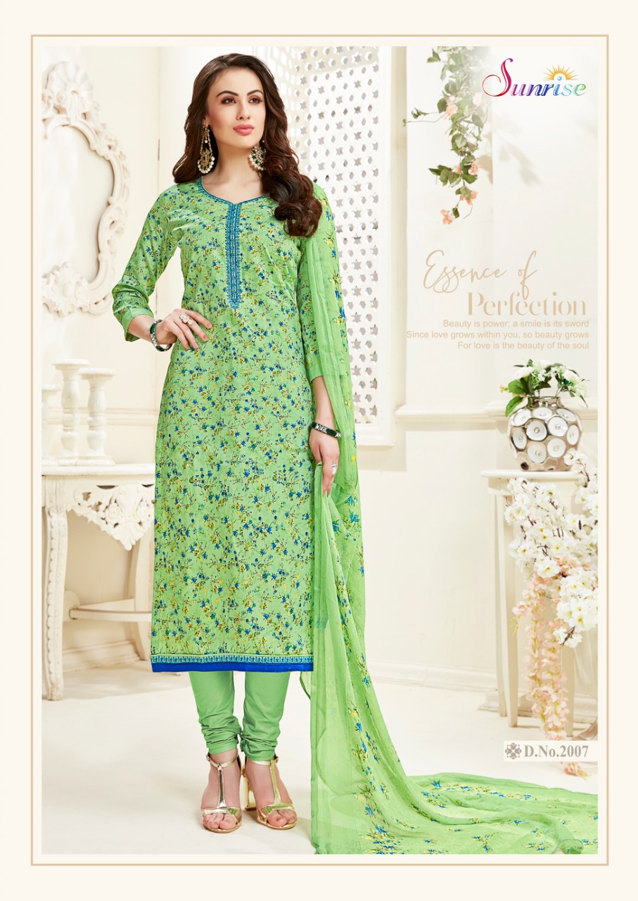 Sonu Ki Sweety Vol-2 By Sunrise Creation 2001 To 2012 Indian Traditional Wear Collection Beautiful Stylish Fancy Colorful Party Wear & Occasional Wear Glace Cotton Printed Dress At Wholesale Price