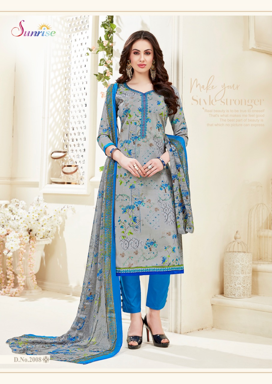 Sonu Ki Sweety Vol-2 By Sunrise Creation 2001 To 2012 Indian Traditional Wear Collection Beautiful Stylish Fancy Colorful Party Wear & Occasional Wear Glace Cotton Printed Dress At Wholesale Price