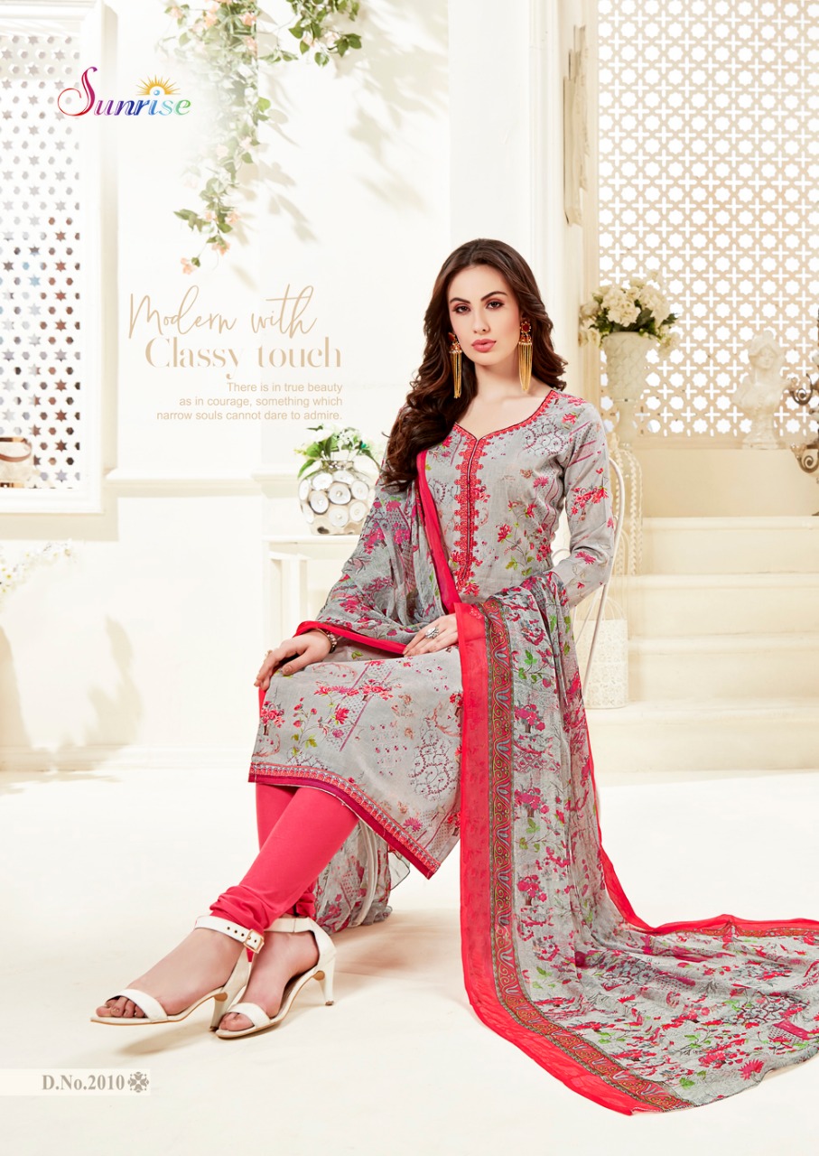 Sonu Ki Sweety Vol-2 By Sunrise Creation 2001 To 2012 Indian Traditional Wear Collection Beautiful Stylish Fancy Colorful Party Wear & Occasional Wear Glace Cotton Printed Dress At Wholesale Price