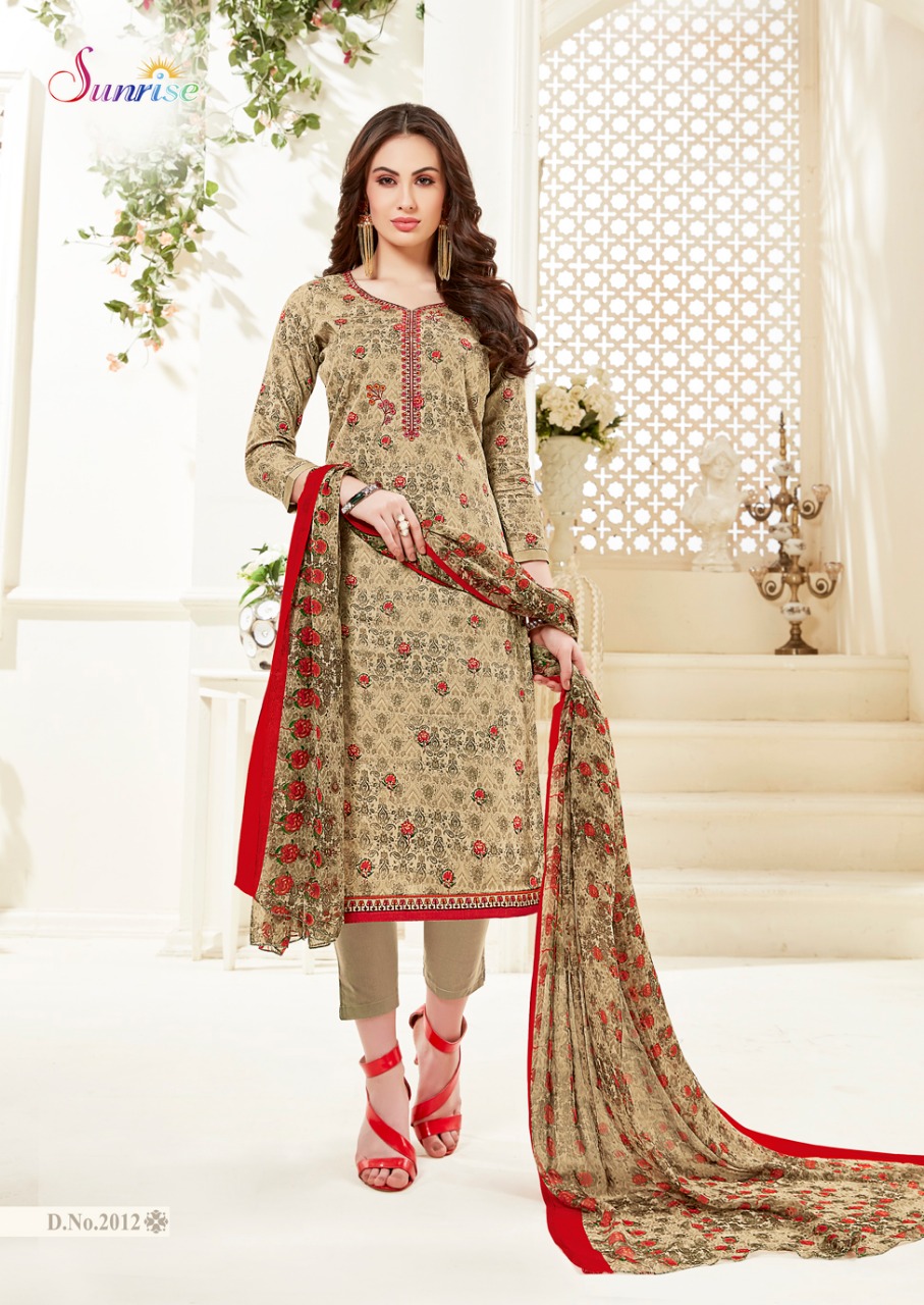 Sonu Ki Sweety Vol-2 By Sunrise Creation 2001 To 2012 Indian Traditional Wear Collection Beautiful Stylish Fancy Colorful Party Wear & Occasional Wear Glace Cotton Printed Dress At Wholesale Price