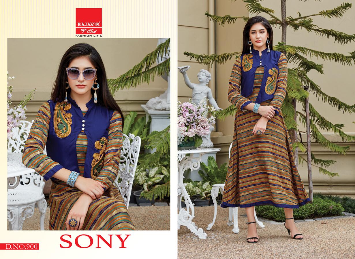 Sony By Rajavir Fashion Line 900 To 904 Series Beautiful Stylish Fancy Colorful Casual Wear & Ethnic Wear & Ready To Wear Rayon Modal Printed Kurtis At Wholesale Price