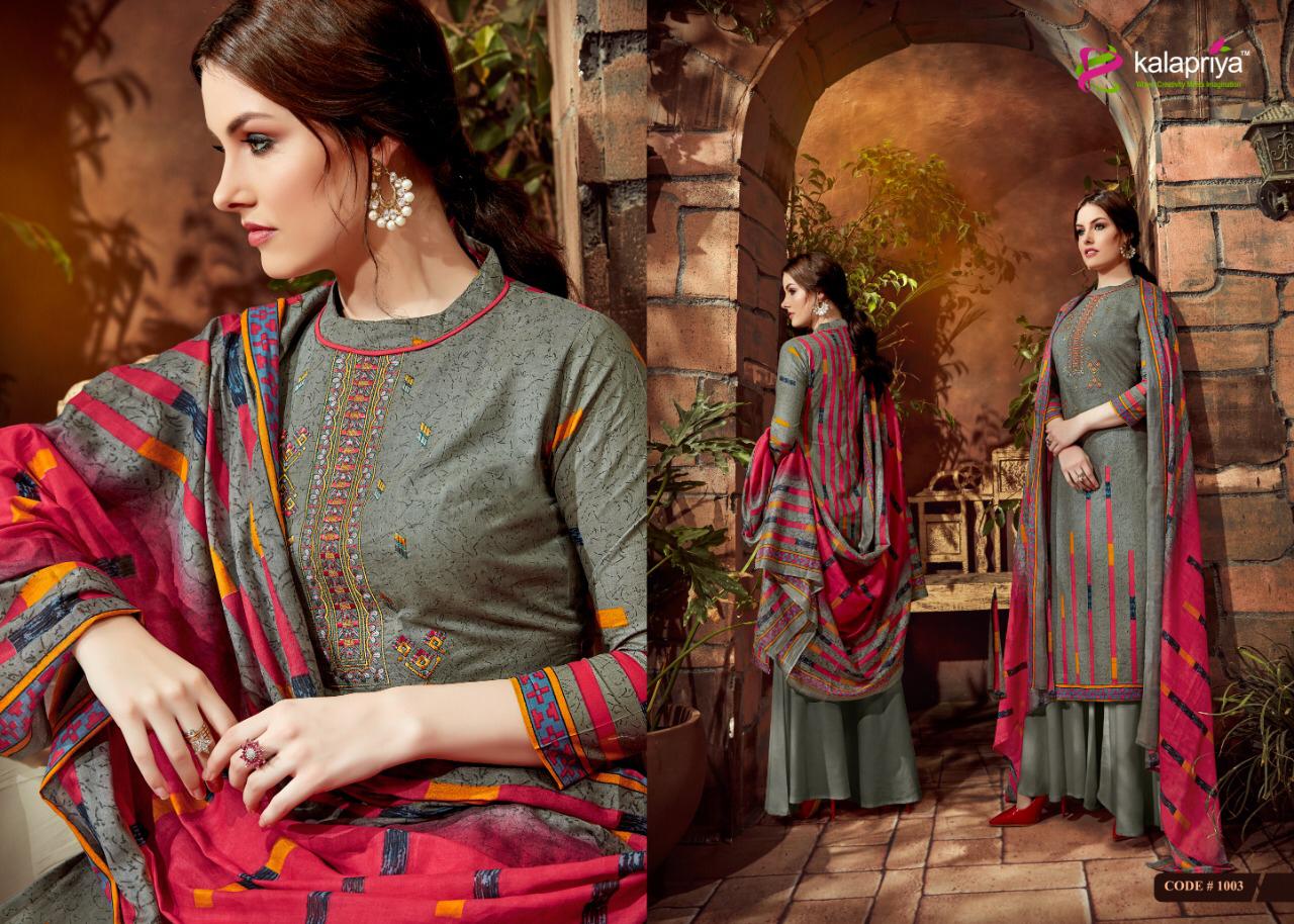 Soulmate Vol-1 By Kalapriya 1001 To 1007 Series Designer Suits Beautiful Stylish Fancy Colorful Party Wear & Ethnic Wear Pure Premium Cotton Digital Print Dresses At Wholesale Price