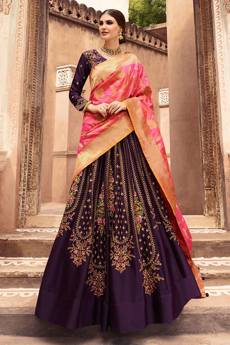 Sparsh Vol-10 By Vritika 1001 To 1010 Series Bridal Wear Collection Beautiful Stylish Colorful Fancy Party Wear & Occasional Wear Fancy Lehengas At Wholesale Price