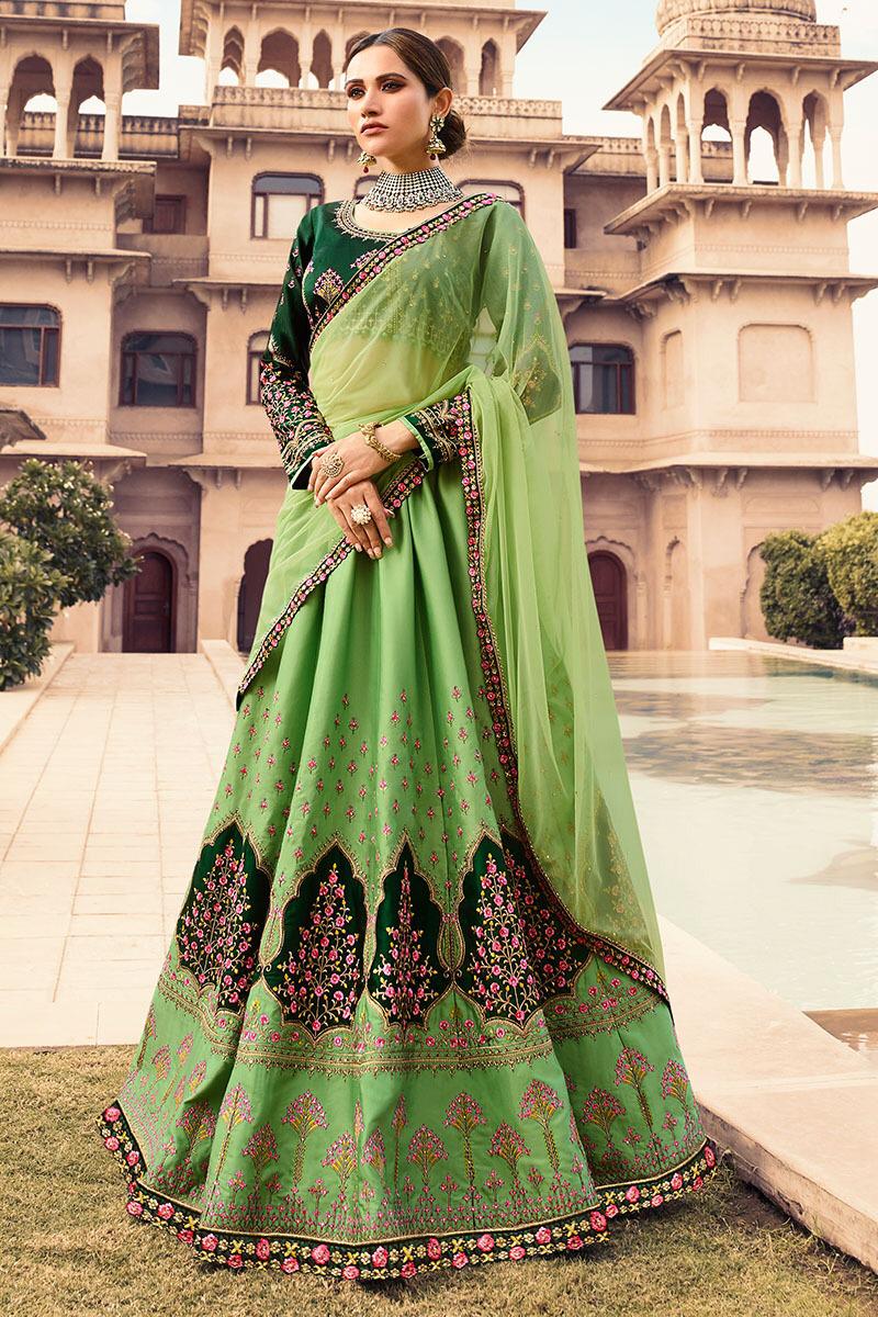 Sparsh Vol-10 By Vritika 1001 To 1010 Series Bridal Wear Collection Beautiful Stylish Colorful Fancy Party Wear & Occasional Wear Fancy Lehengas At Wholesale Price