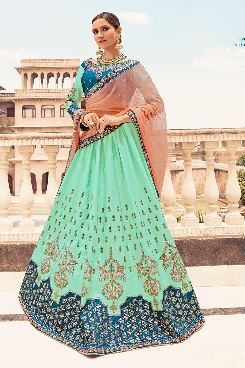 Sparsh Vol-10 By Vritika 1001 To 1010 Series Bridal Wear Collection Beautiful Stylish Colorful Fancy Party Wear & Occasional Wear Fancy Lehengas At Wholesale Price