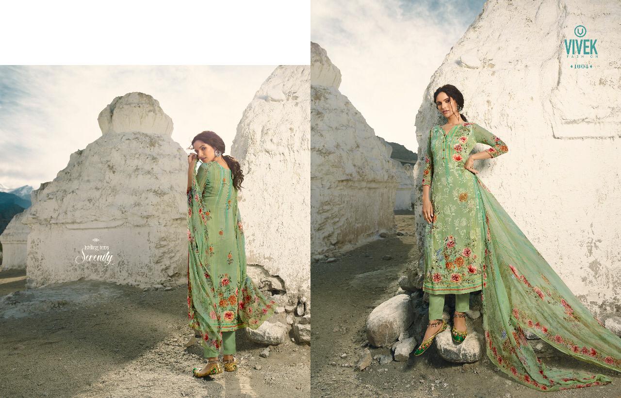 Sparsho By Vivek Fashion 1001 To 1008 Series Beautiful Colorful Fancy Stylish Casual Wear & Ethnic Wear Viscose Georgette Fabric Dresses At Wholesale Price