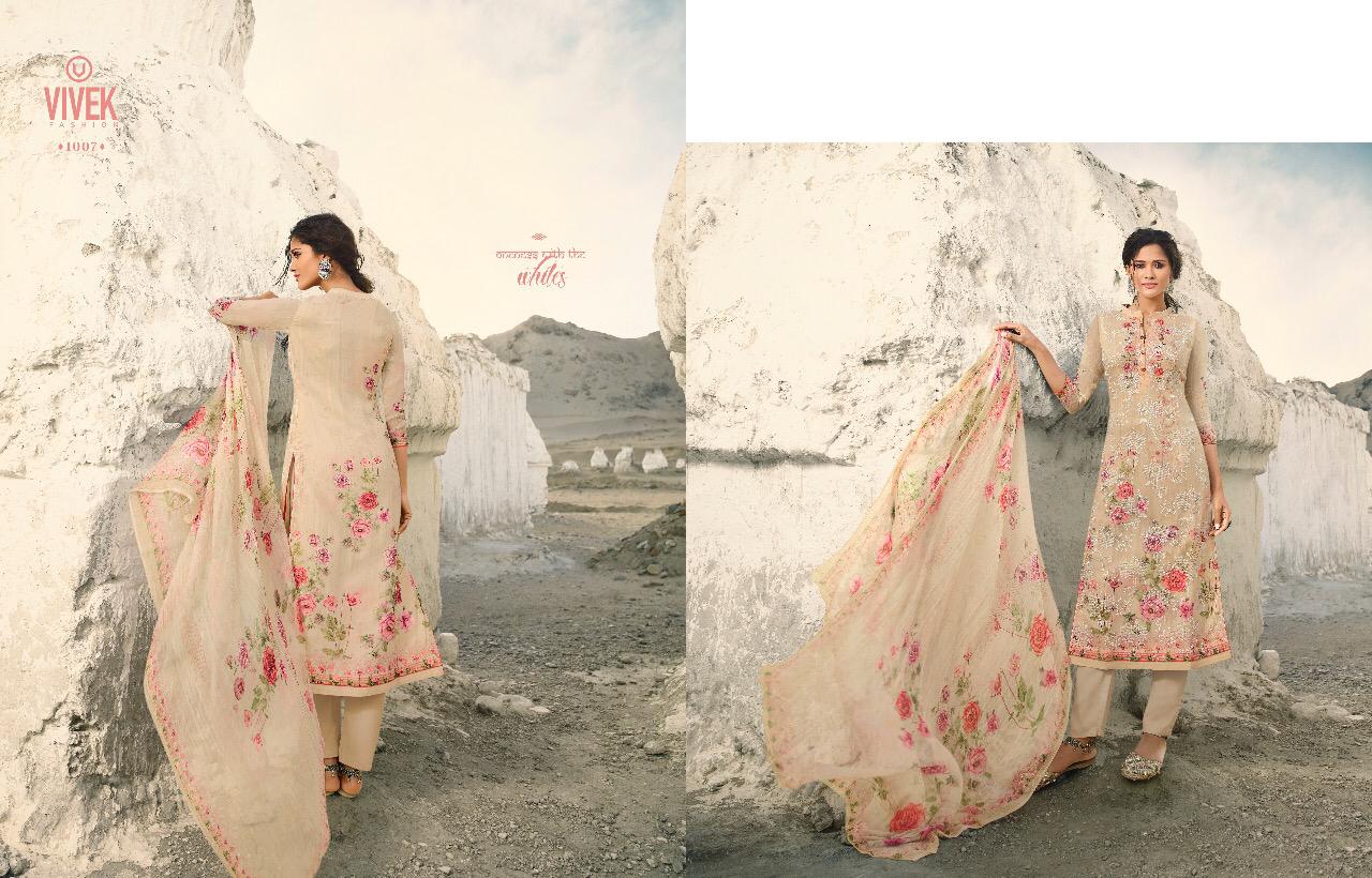 Sparsho By Vivek Fashion 1001 To 1008 Series Beautiful Colorful Fancy Stylish Casual Wear & Ethnic Wear Viscose Georgette Fabric Dresses At Wholesale Price