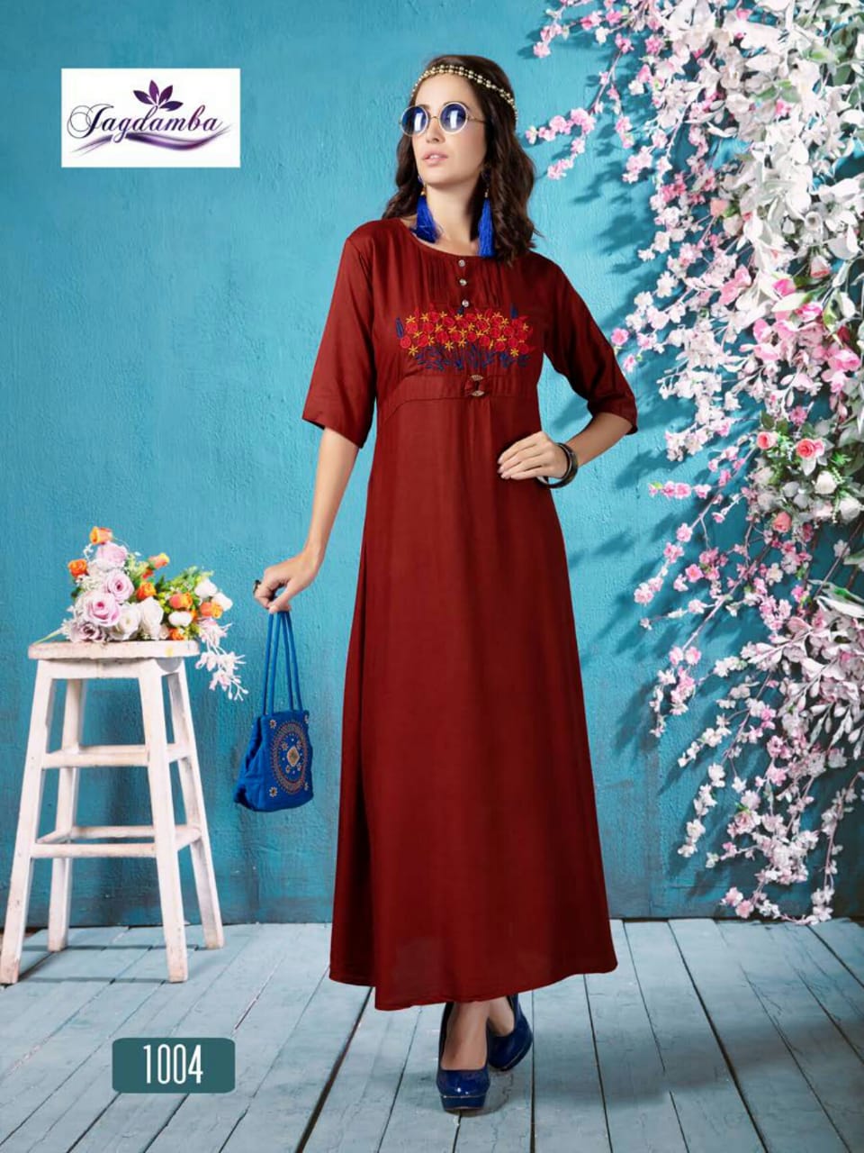 Stardomm By Jagdamba 1001 To 1010 Series Stylish Fancy Beautiful Colorful Casual Wear & Ethnic Wear Rayon Printed Kurtis At Wholesale Price