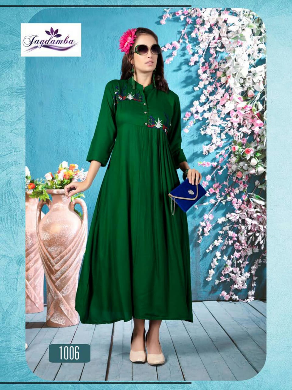 Stardomm By Jagdamba 1001 To 1010 Series Stylish Fancy Beautiful Colorful Casual Wear & Ethnic Wear Rayon Printed Kurtis At Wholesale Price