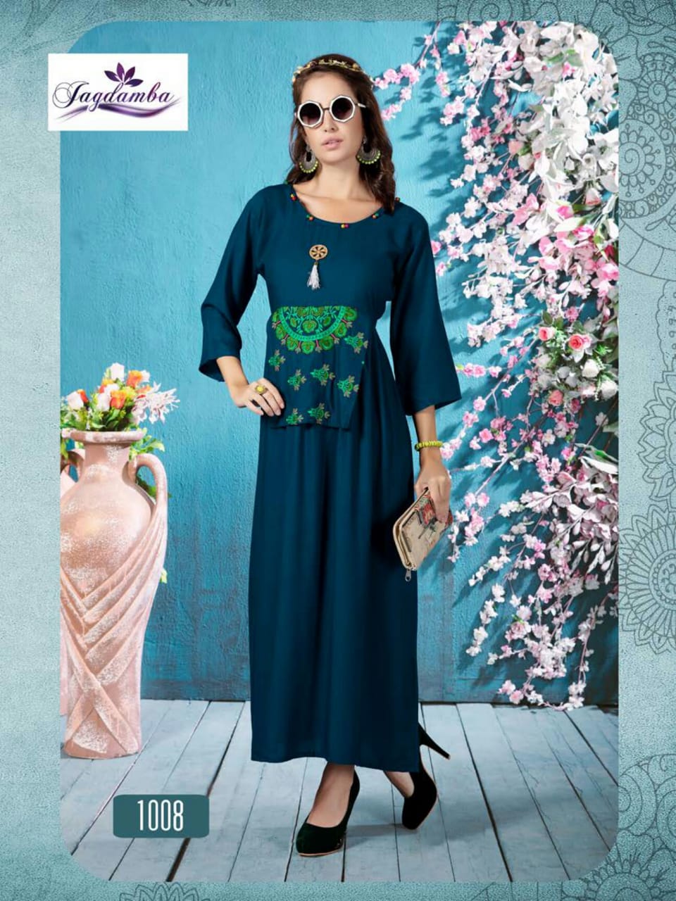 Stardomm By Jagdamba 1001 To 1010 Series Stylish Fancy Beautiful Colorful Casual Wear & Ethnic Wear Rayon Printed Kurtis At Wholesale Price