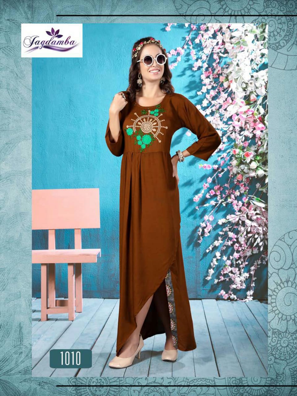 Stardomm By Jagdamba 1001 To 1010 Series Stylish Fancy Beautiful Colorful Casual Wear & Ethnic Wear Rayon Printed Kurtis At Wholesale Price