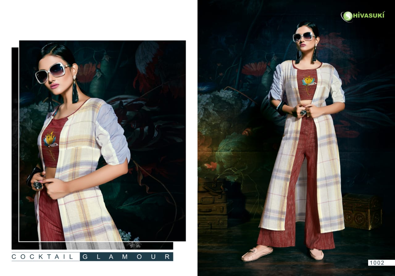 Start Up Vol-1 By Shivasuki 1001 To 1008 Series Beautiful Colorful Stylish Fancy Casual Wear & Ethnic Wear & Ready To Wear Rayon/handloom/silk Kurtis At Wholesale Price