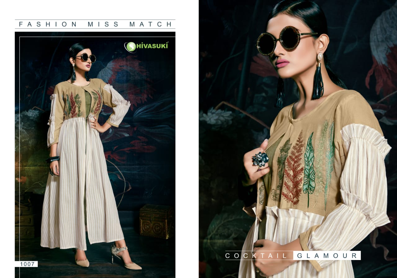 Start Up Vol-1 By Shivasuki 1001 To 1008 Series Beautiful Colorful Stylish Fancy Casual Wear & Ethnic Wear & Ready To Wear Rayon/handloom/silk Kurtis At Wholesale Price