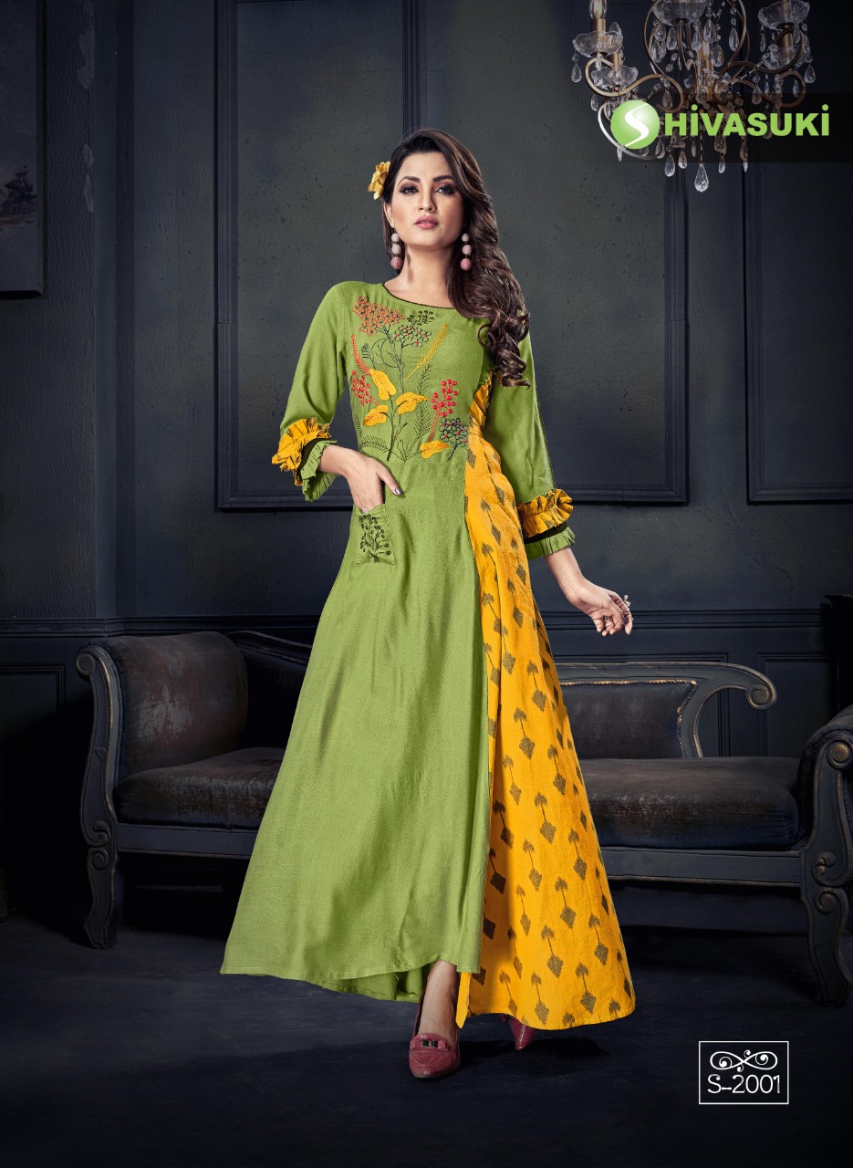 Step Up Vol-2 By Shivasuki 2001 To 2005 Series Beautiful Stylish Colorful Fancy Party Wear & Ethnic Wear & Ready To Wear Namo Slub/ South Cotton/ Rayon Slub Kurtis At Wholesale Price