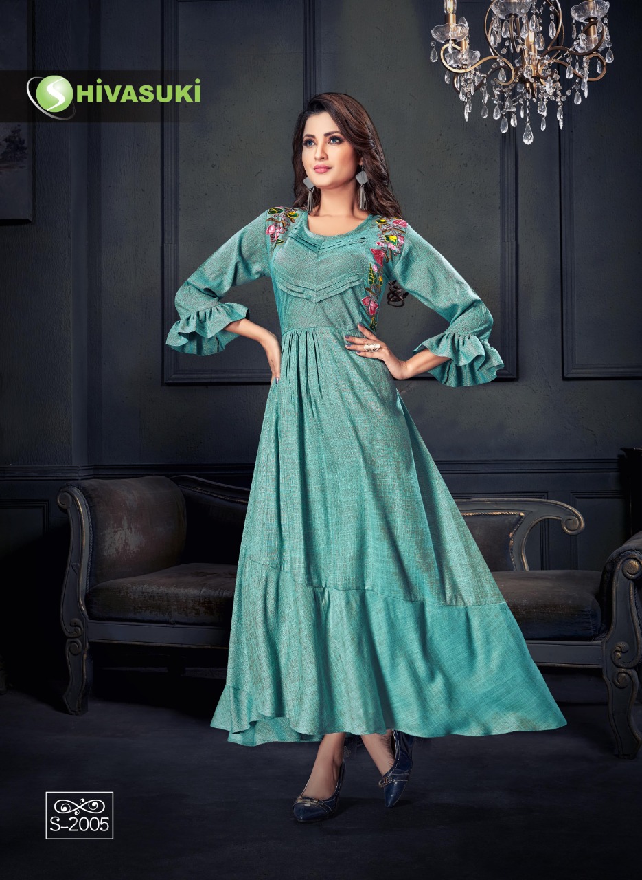 Step Up Vol-2 By Shivasuki 2001 To 2005 Series Beautiful Stylish Colorful Fancy Party Wear & Ethnic Wear & Ready To Wear Namo Slub/ South Cotton/ Rayon Slub Kurtis At Wholesale Price