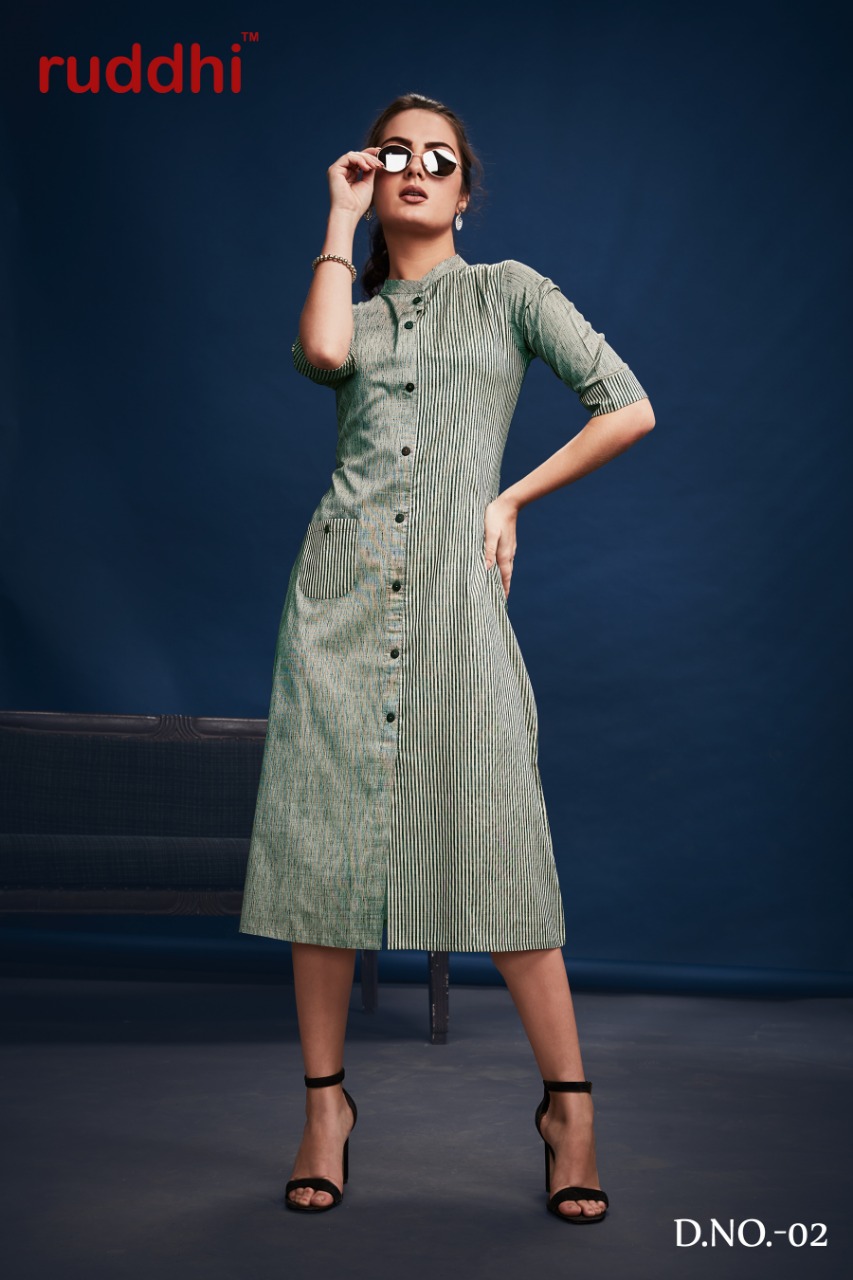 Stripes By Ruddhi Dressline 01 To 06 Series Beautiful Stylish Fancy Colorful Casual Wear & Ethnic Wear & Ready To Wear Handloom Weaves Kurtis At Wholesale Price