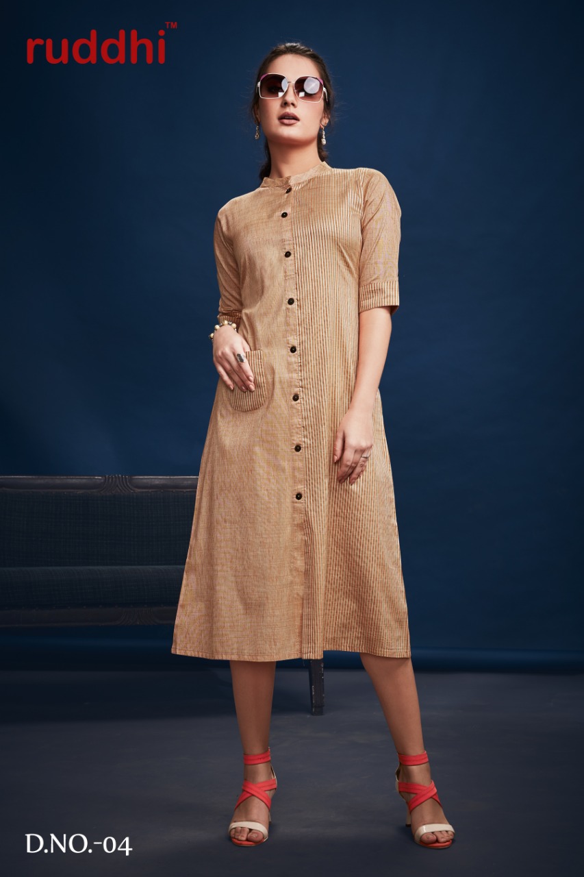 Stripes By Ruddhi Dressline 01 To 06 Series Beautiful Stylish Fancy Colorful Casual Wear & Ethnic Wear & Ready To Wear Handloom Weaves Kurtis At Wholesale Price