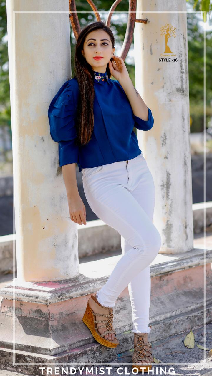 Style Vol-16 By Trendymist 01 To 03 Series Beautiful Stylish Fancy Colorful Casual Wear & Ethnic Wear & Ready To Wear Imported Fabrics Kurtis At Wholesale Price