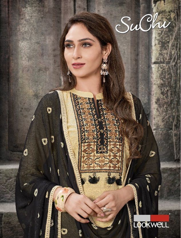Suchi By Lookwell 01 To 06 Series Beautiful Stylish Fancy Colorful Casual Wear & Ethnic Wear Pure Cotton Heavu Shifli Embroidered Dresses At Wholesale Price