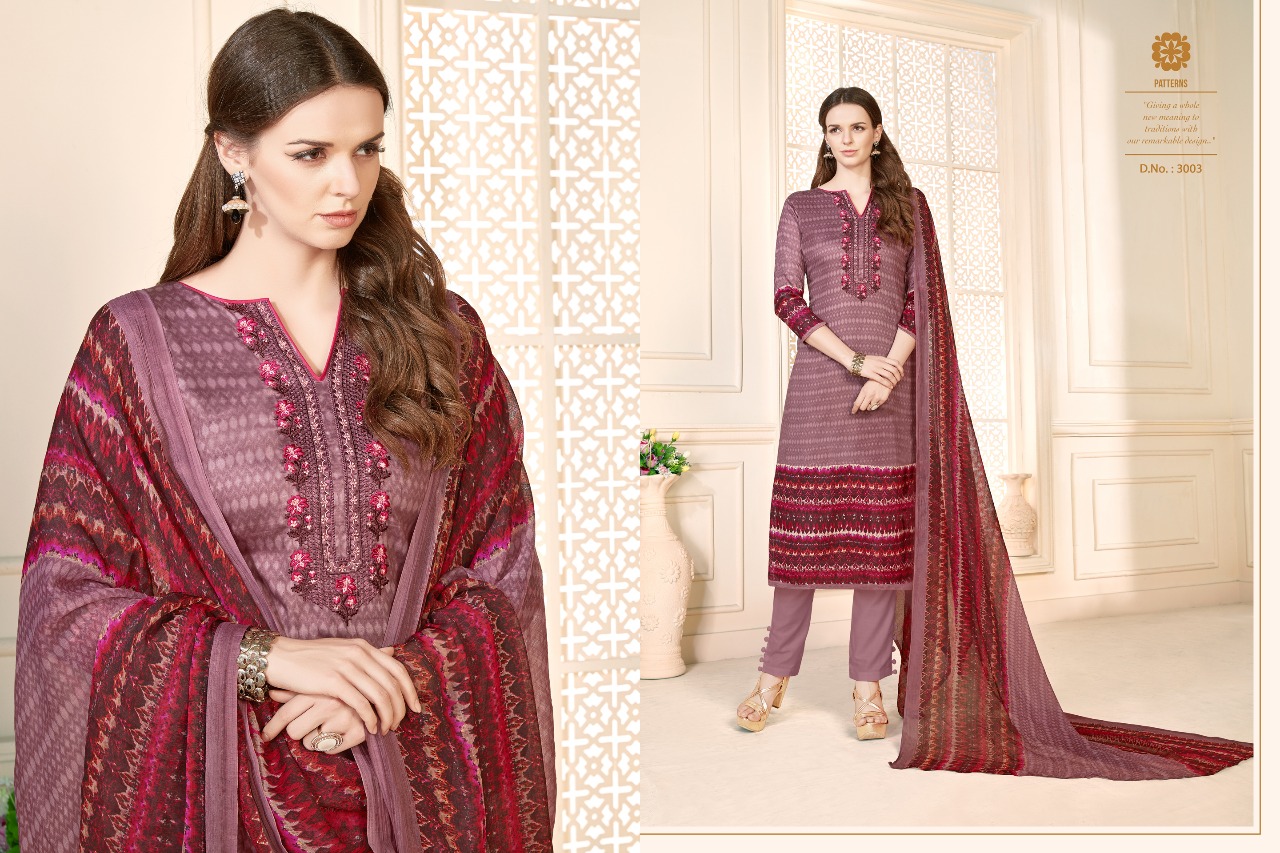 Sufia By Kalyan Prints 3001 To 3009 Series Beautiful Stylish Fancy Colorful Casual Wear & Ethnic Wear Cotton Satin Printed Dresses At Wholesale Price