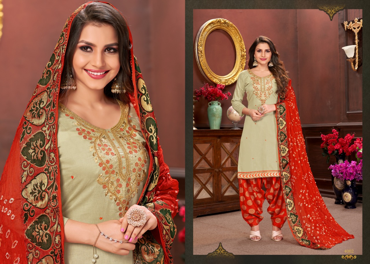 Suhaana Vol-4 By Utsav Suit 4001 To 4006 Series Designer Beautiful Stylish Fancy Colorful Casual Wear & Ethnic Wear & Ready To Wear Glaze Cotton Embroidery Dresses At Wholesale Price