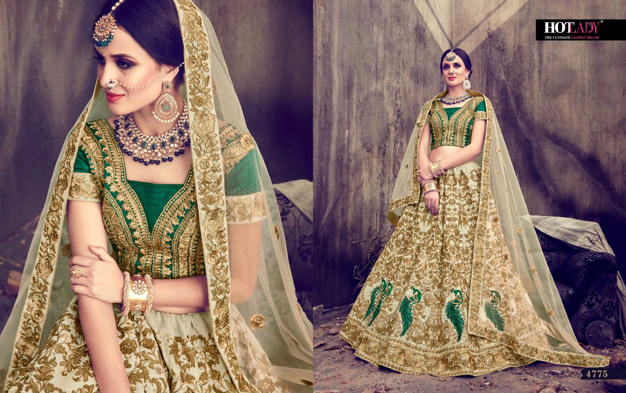 Suhaani Vol-3 Nx By Hot Lady Indian Bridal Wear Collection Beautiful Stylish Fancy Colorful Wedding Wear & Occasional Wear Velvet/silk Embroidered Lehengas At Wholesale Price