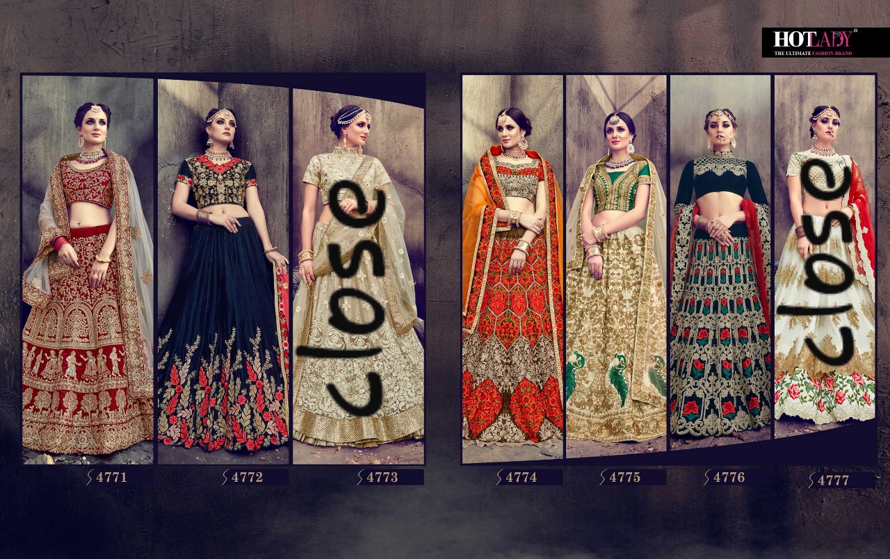 Suhaani Vol-3 Nx By Hot Lady Indian Bridal Wear Collection Beautiful Stylish Fancy Colorful Wedding Wear & Occasional Wear Velvet/silk Embroidered Lehengas At Wholesale Price