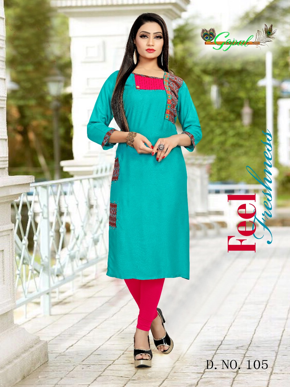Suhani Vol-1 By Gopal 101 To 108 Series Beautiful Stylish Fancy Colorful Casual Wear & Ethnic Wear Rayon Printed Kurtis At Wholesale Price