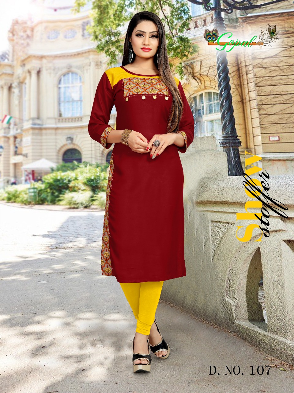 Suhani Vol-1 By Gopal 101 To 108 Series Beautiful Stylish Fancy Colorful Casual Wear & Ethnic Wear Rayon Printed Kurtis At Wholesale Price