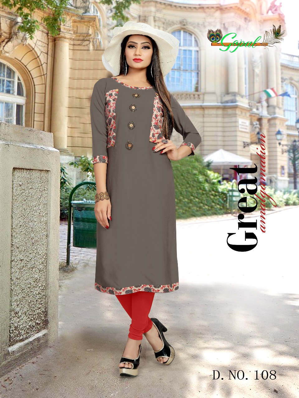 Suhani Vol-1 By Gopal 101 To 108 Series Beautiful Stylish Fancy Colorful Casual Wear & Ethnic Wear Rayon Printed Kurtis At Wholesale Price