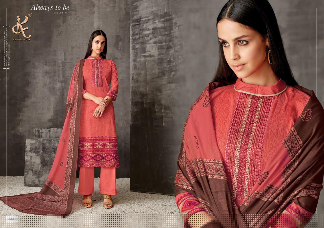 Suhani By Kapil Fab 59001 To 59008 Series Beautiful Suits Colorful Stylish Fancy Colorful Casual Wear & Ethnic Wear Cambric Cotton Printed With Embroidery Work Dresses At Wholesale Price
