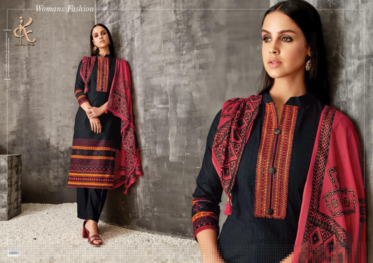 Suhani By Kapil Fab 59001 To 59008 Series Beautiful Suits Colorful Stylish Fancy Colorful Casual Wear & Ethnic Wear Cambric Cotton Printed With Embroidery Work Dresses At Wholesale Price