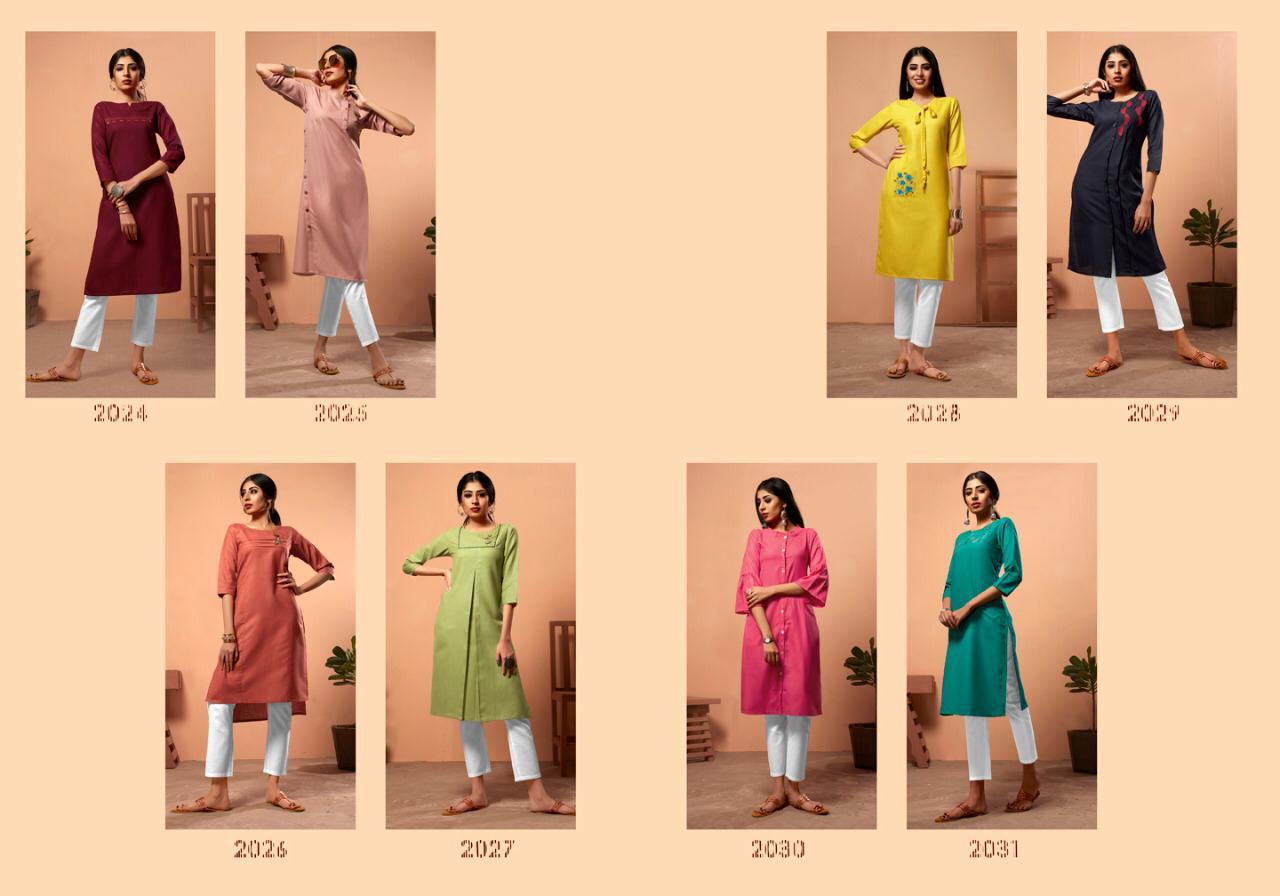 Sui Dhaga By Kirara 2024 To 2031 Series Stylish Fancy Beautiful Colorful Casual Wear & Ethnic Wear Magic Cotton Kurtis At Wholesale Price