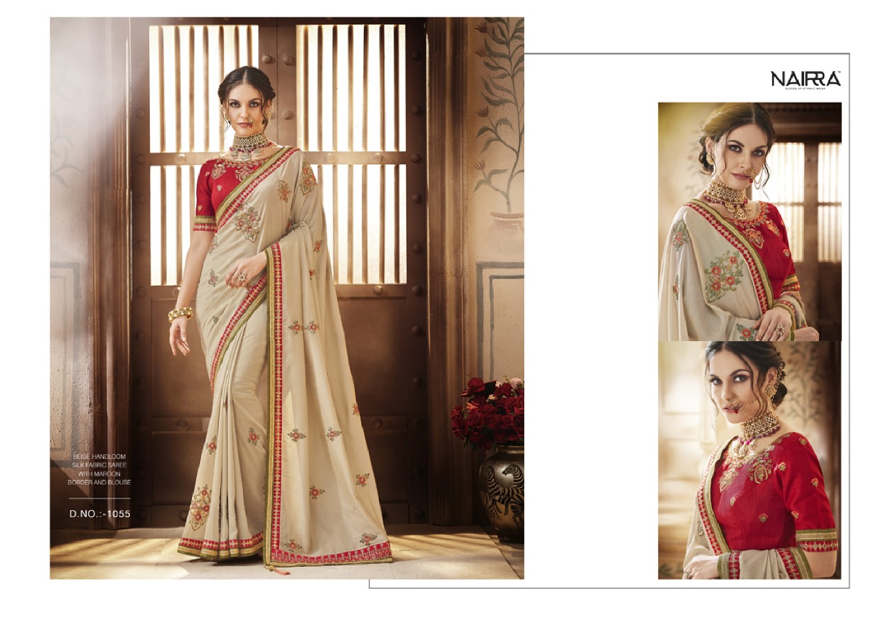 Sukriti By Nairra 1051 To 1062 Series Indian Traditional Wear Collection Beautiful Stylish Fancy Colorful Party Wear & Occasional Wear Silk Georgette Printed Sarees At Wholesale Price