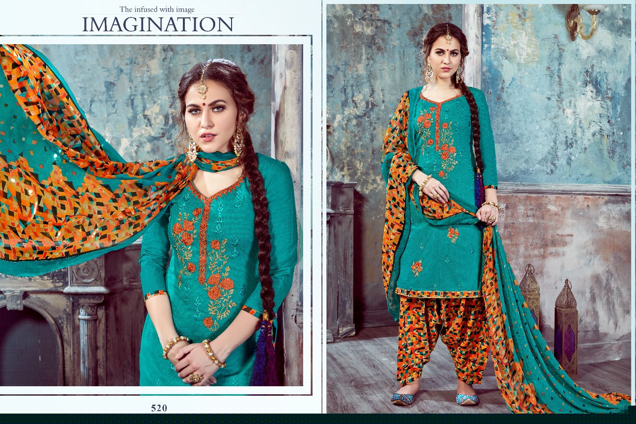Sulika By Kalyan Prints 513 To 522 Series Beautiful Stylish Fancy Colorful Casual Wear & Ethnic Wear Collection Pure Cambric Printed Dresses At Wholesale Price