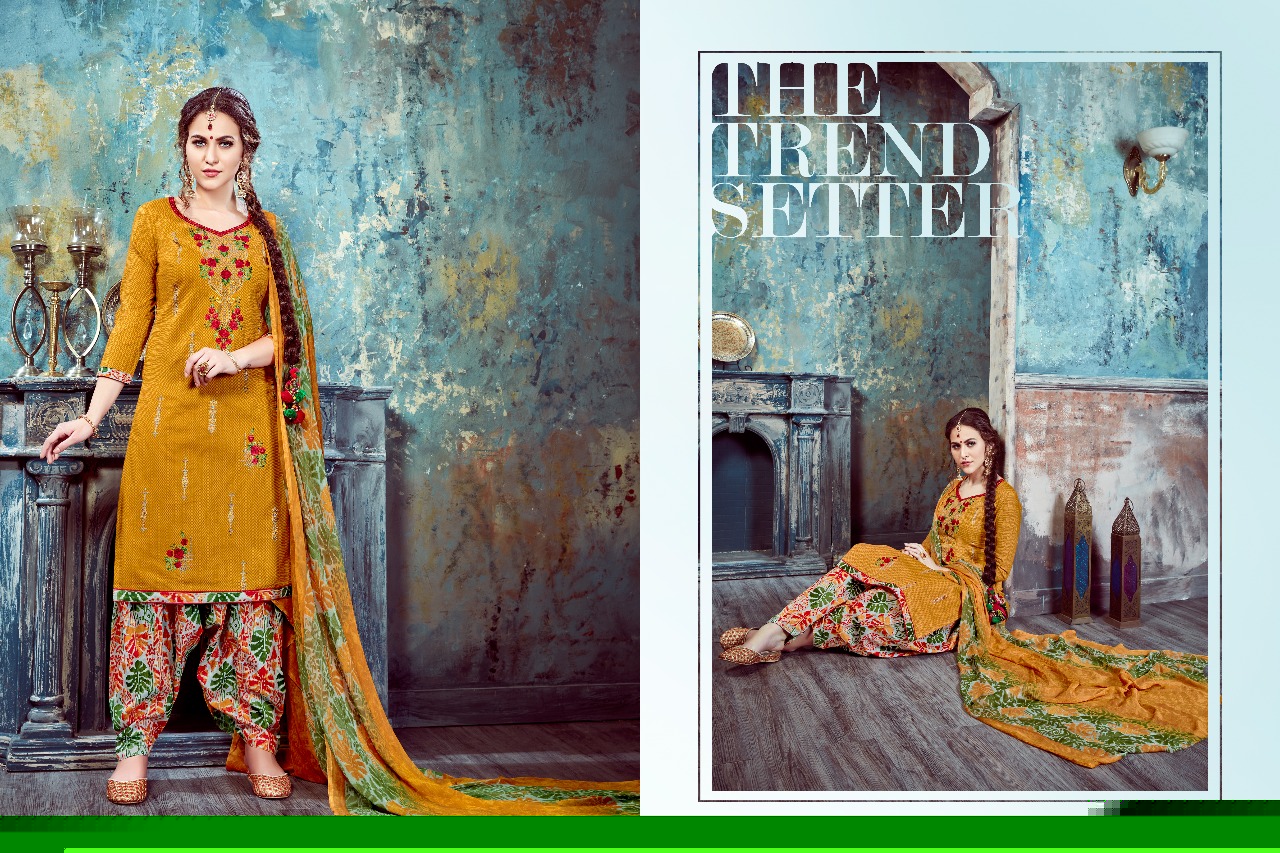 Sulika By Kalyan Prints 513 To 522 Series Beautiful Stylish Fancy Colorful Casual Wear & Ethnic Wear Collection Pure Cambric Printed Dresses At Wholesale Price