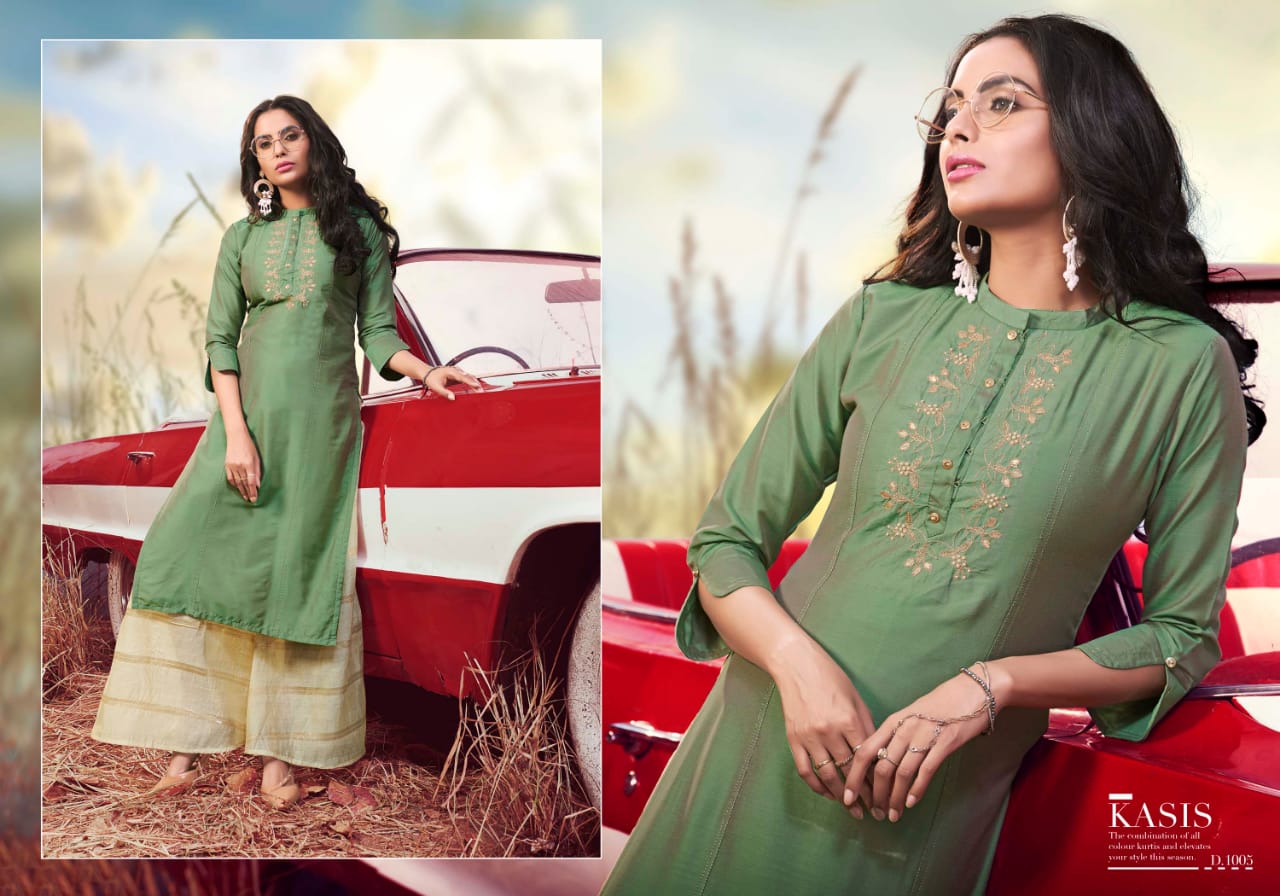 Sumera By Rang Kala 1001 To 1006 Series Beautiful Stylish Fancy Colorful Casual Wear & Ethnic Wear & Ready To Wear Silk Kurtis With Bottom At Wholesale Price