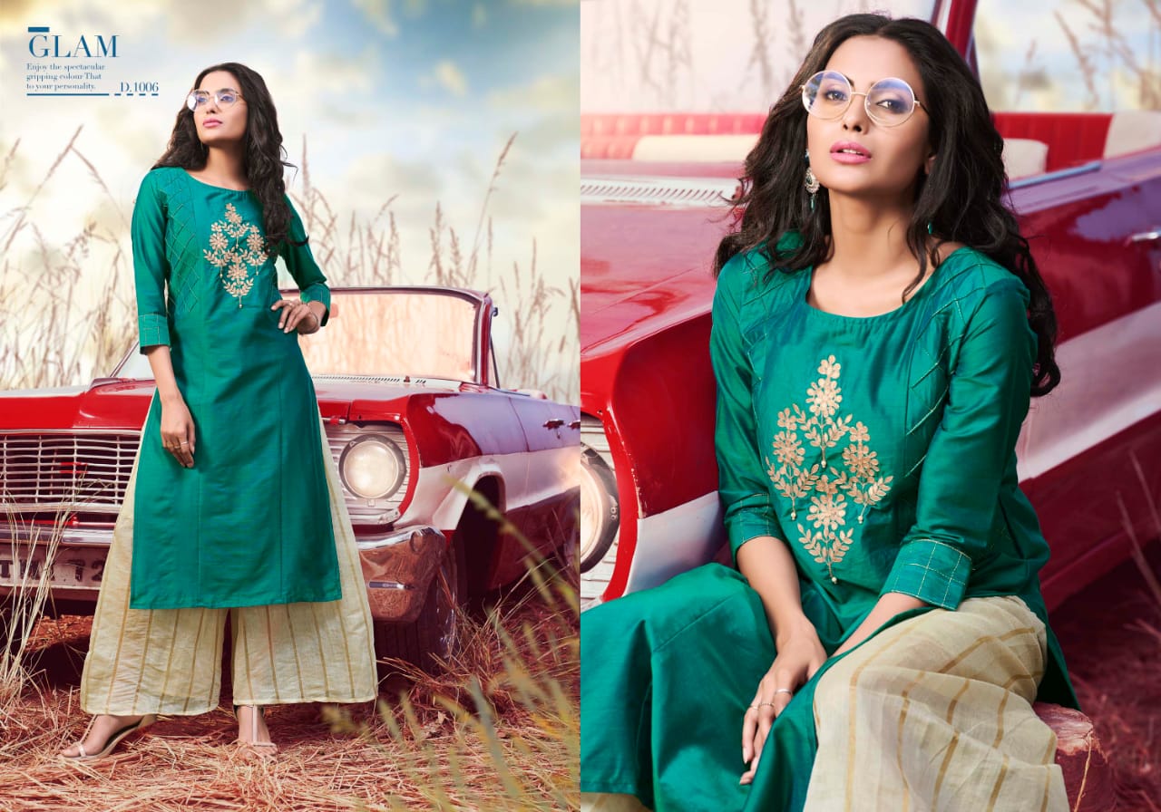 Sumera By Rang Kala 1001 To 1006 Series Beautiful Stylish Fancy Colorful Casual Wear & Ethnic Wear & Ready To Wear Silk Kurtis With Bottom At Wholesale Price