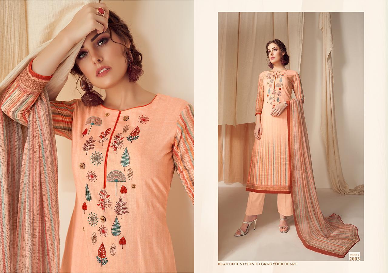 Summer Glance By Kala Noor 2001 To 2007 Series Beautiful Colorful Fancy Stylish Casual Wear & Ethnic Wear Cotton Slub Satin With Embroidery Dresses At Wholesale Price
