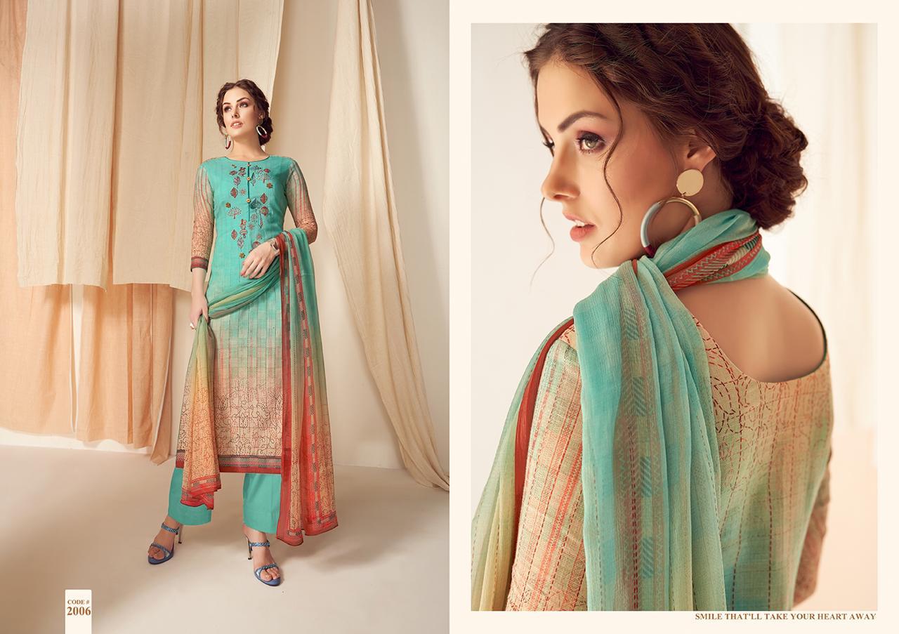 Summer Glance By Kala Noor 2001 To 2007 Series Beautiful Colorful Fancy Stylish Casual Wear & Ethnic Wear Cotton Slub Satin With Embroidery Dresses At Wholesale Price