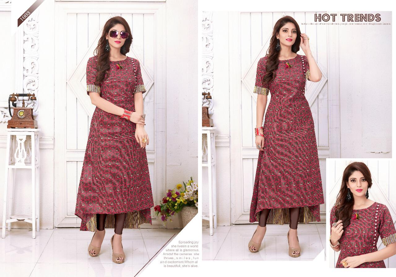 Sun Shine By Studio Manav Mills 1001 To 1012 Series Indian Traditional Wear Collection Beautiful Stylish Fancy Colorful Party Wear & Occasional Wear Heavy Rayon Kurtis At Wholesale Price