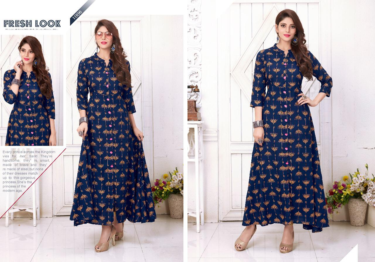 Sun Shine By Studio Manav Mills 1001 To 1012 Series Indian Traditional Wear Collection Beautiful Stylish Fancy Colorful Party Wear & Occasional Wear Heavy Rayon Kurtis At Wholesale Price