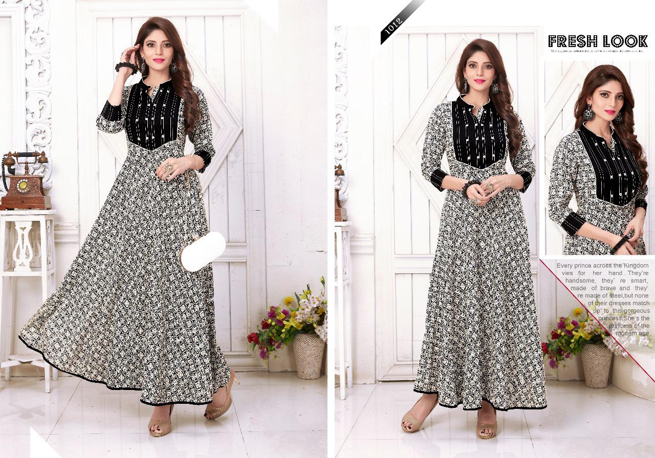Sun Shine By Studio Manav Mills 1001 To 1012 Series Indian Traditional Wear Collection Beautiful Stylish Fancy Colorful Party Wear & Occasional Wear Heavy Rayon Kurtis At Wholesale Price