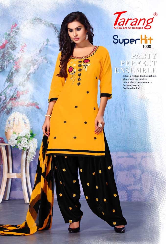 Superhit By Tarang 1001 To 1010 Series Beautiful Stylish Fancy Colorful Casual Wear & Ethnic Wear Heavy Rayon Printed Dresses At Wholesale Price
